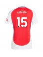 Arsenal Jakub Kiwior #15 Hjemmedrakt Dame 2024-25 Korte ermer